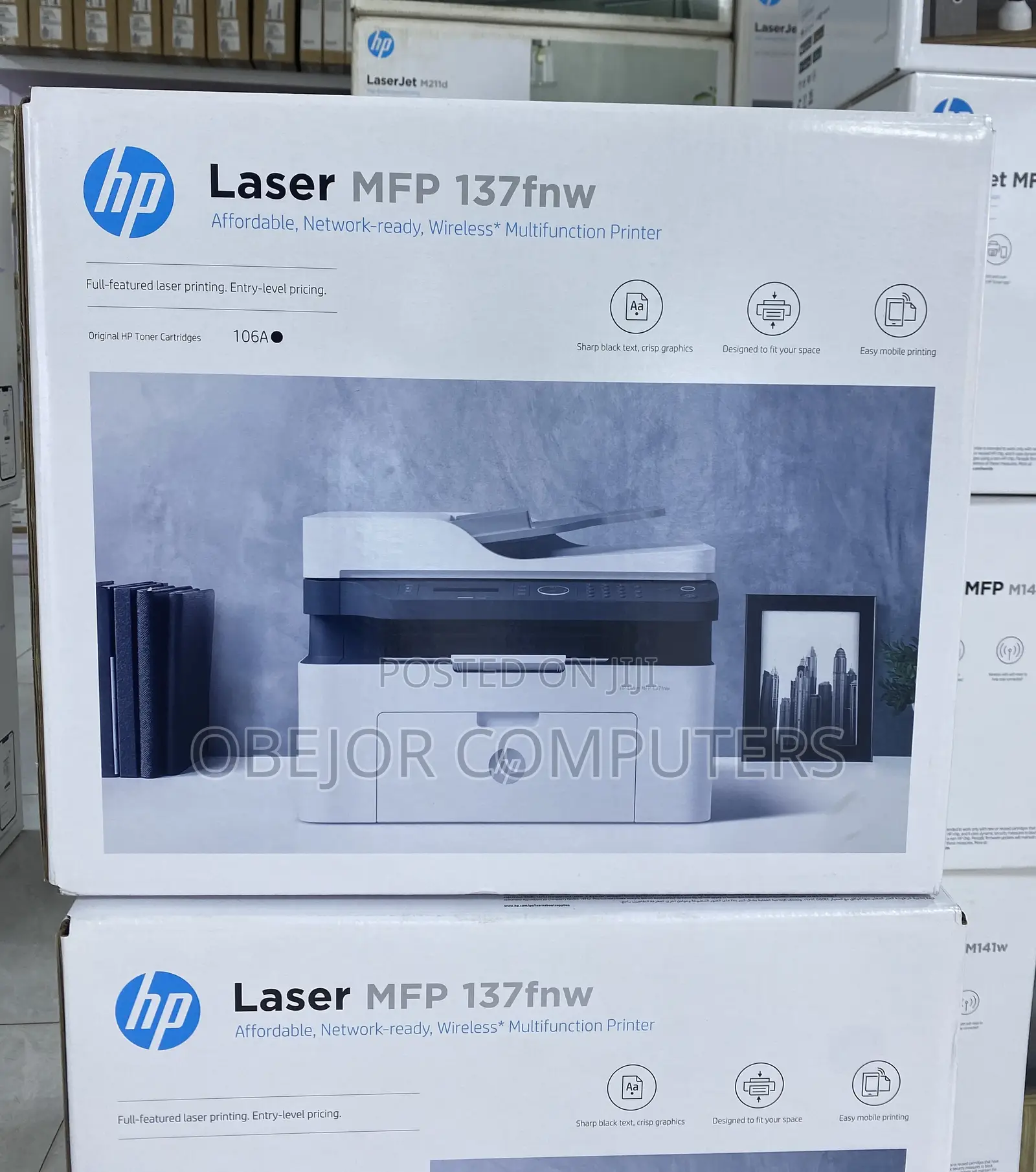 Hp Laserjet MFP M137fnw Printer