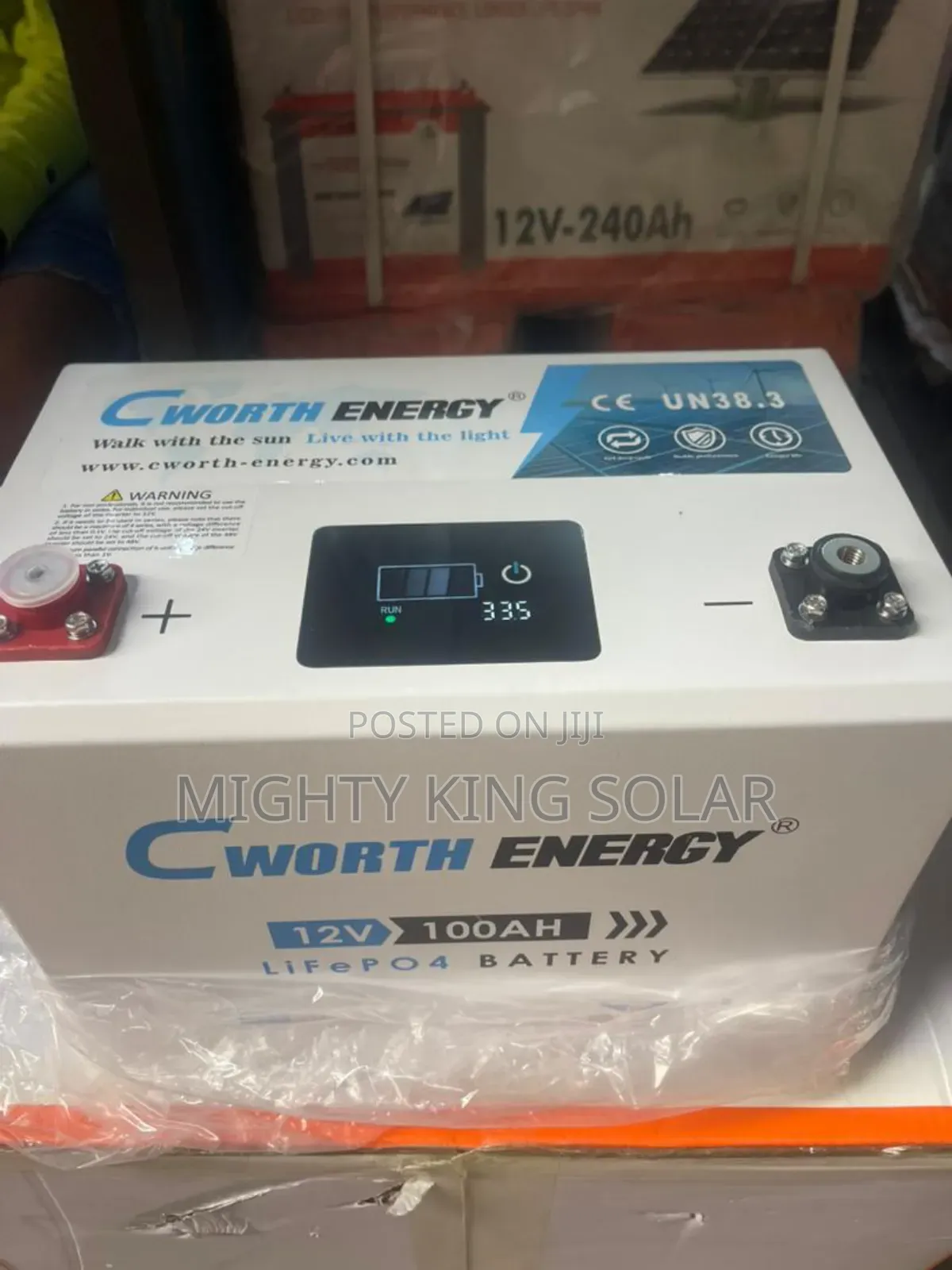 100ah Lithium Iron Display Cworth Energy