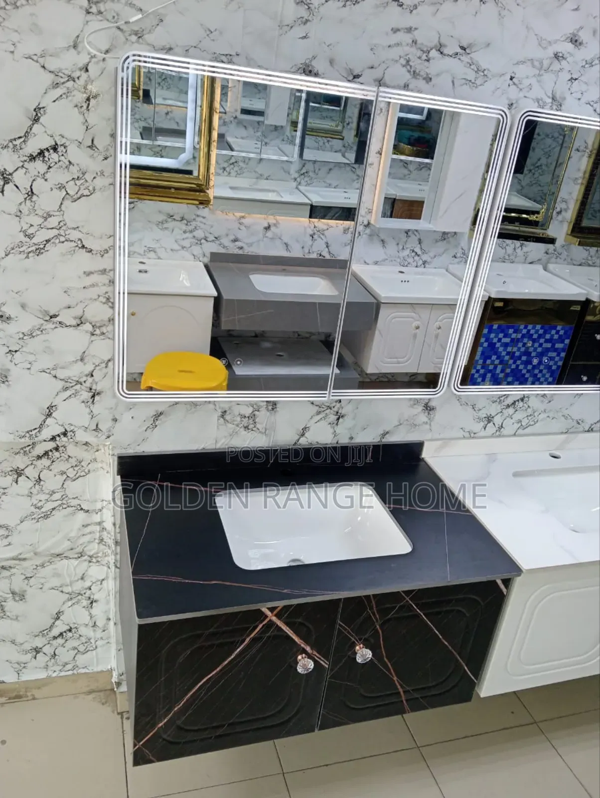 Wall Mount Luxury Bathroom/Dining Cabinet Set