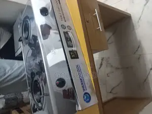 Compact Haier Thermocool Twin-Burner Gas Stove