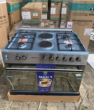 Maxi Style Heavy Duty 60*90 4gas + 2electric Standing Cooker Inox