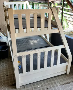 3ft Up and 4ft Down Mahogany Wooden Bunk Bed