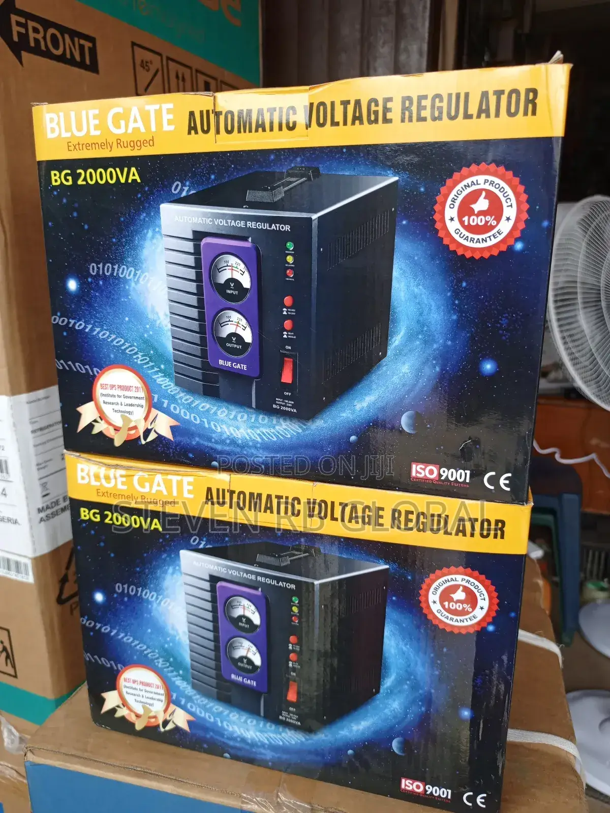 Blue Gate 2kva Relay Automatic Voltage Stabilizer - Input 100v-280v