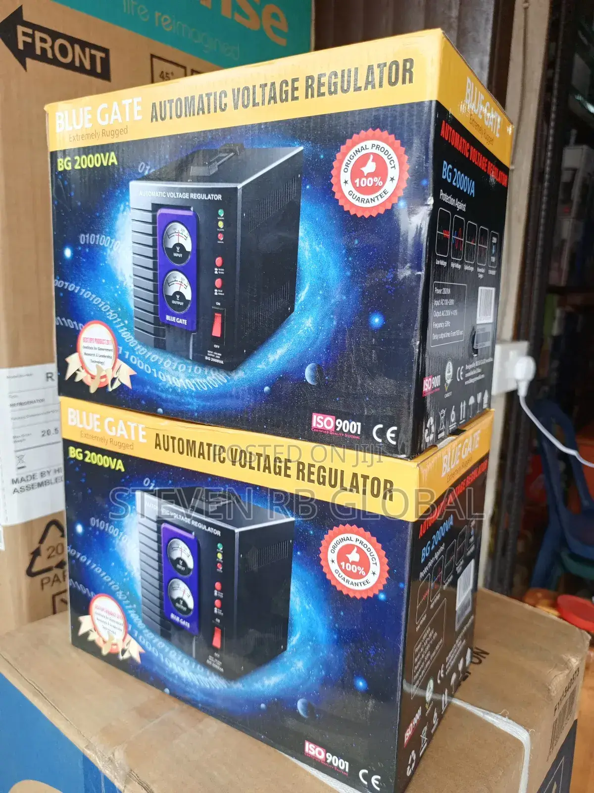 Blue Gate 2kva Relay Automatic Voltage Stabilizer - Input 100v-280v