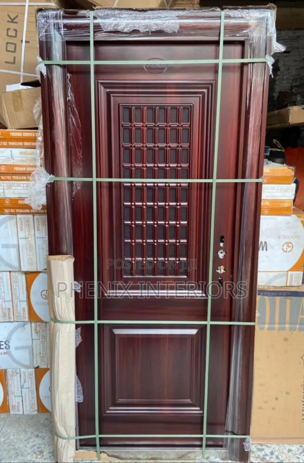 3ft × 7ft Kitchen Security Door With Net