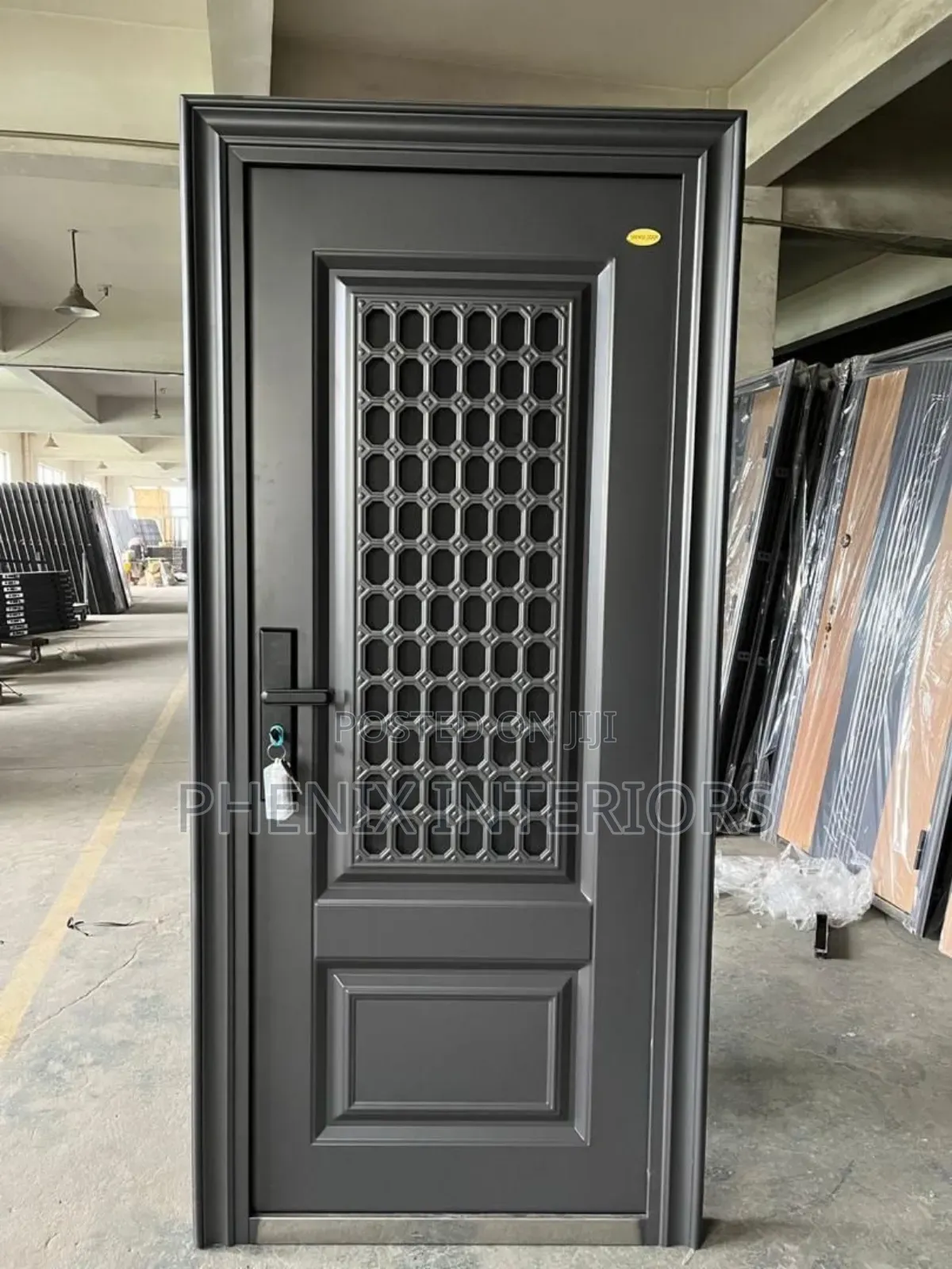 3ft × 7ft Kitchen Security Door With Net