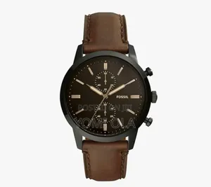 Fossil Chronograph Chocolate Leather Watch