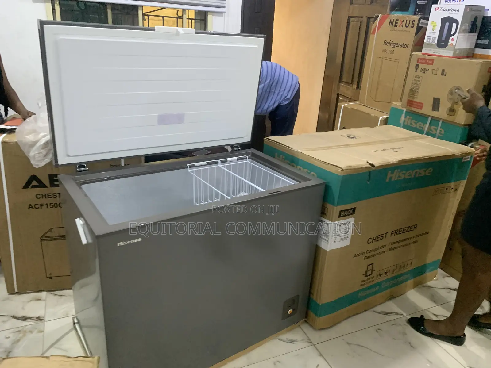 Hisense 250l Freezer With Removable Baskets for Easy Access