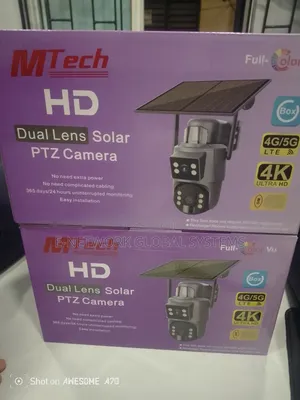 Mtech Dual Lens Solar Camera