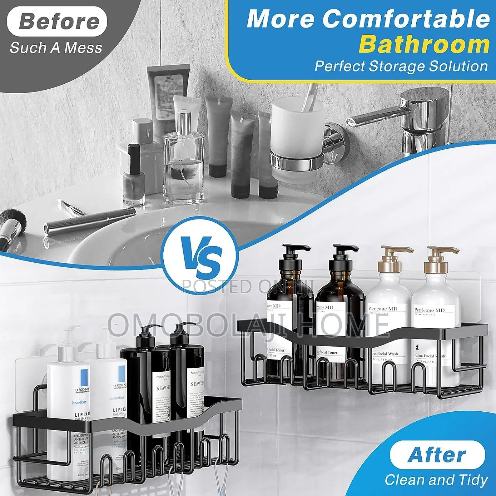 5 in 1 Corner Shower Caddy Organizer