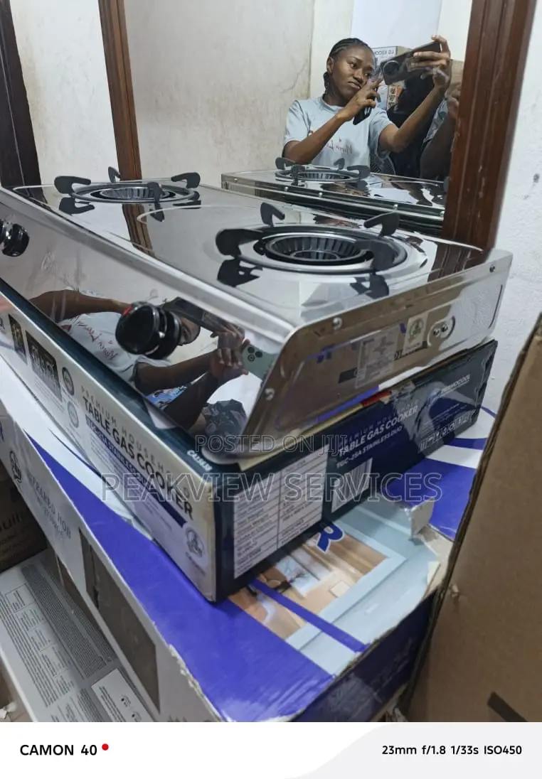 Haier Thermocool 2-Table Gas Cooker – Energy-Saving Design