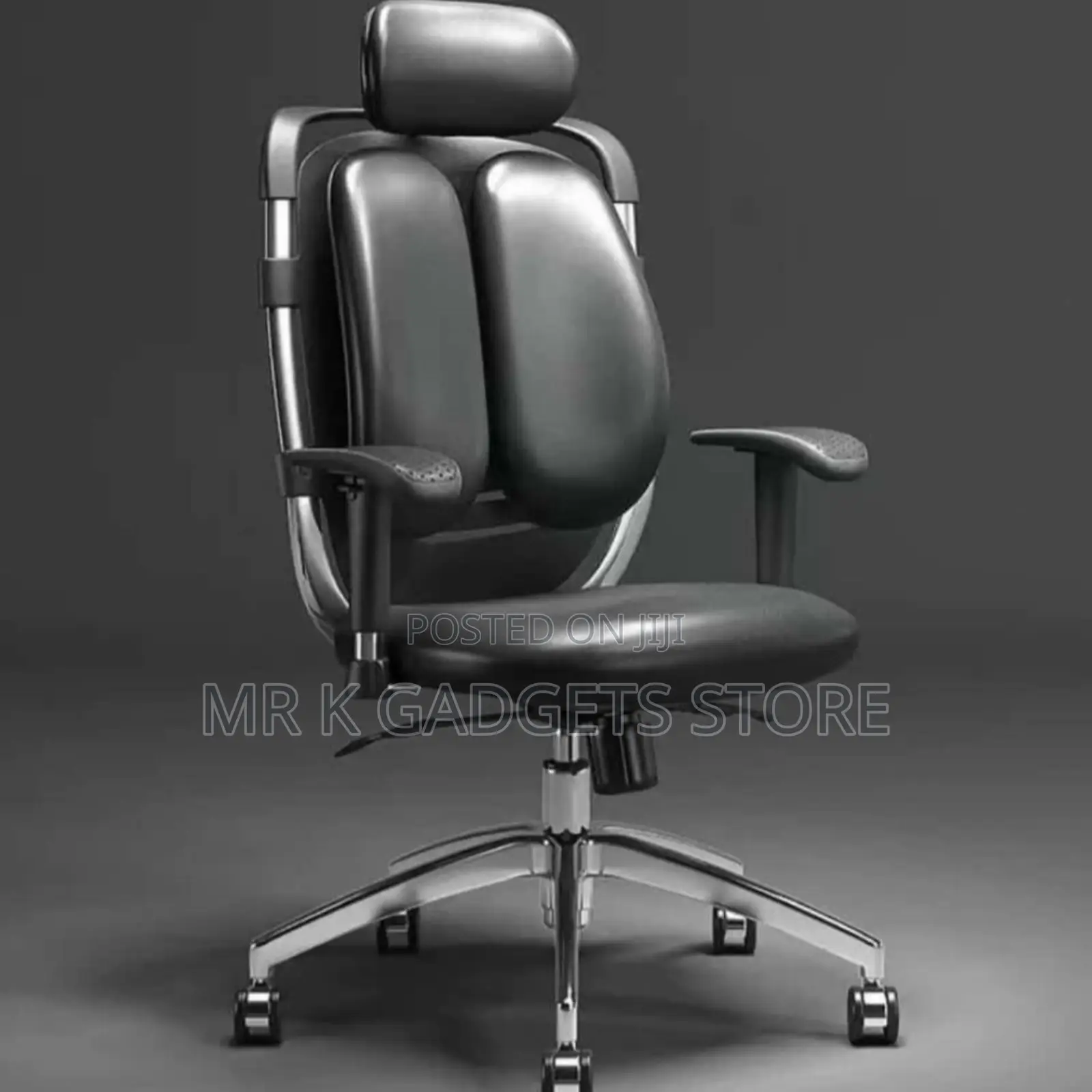 Executive Kidney Leather Office Chair