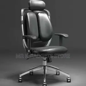 Executive Kidney Leather Office Chair