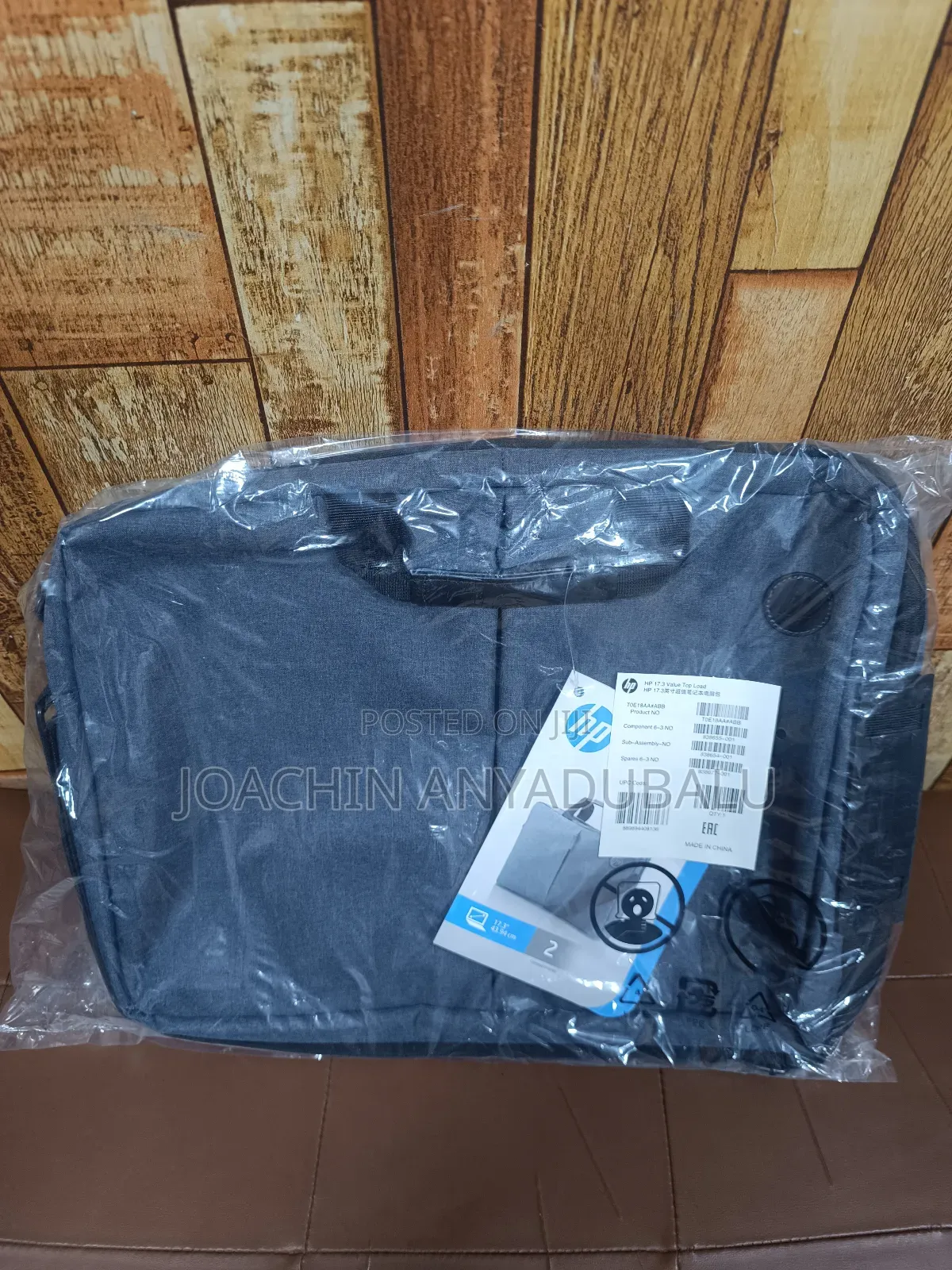 Hp 17.3 Value Top Load Case Side Bag for Your Laptops or Luggages