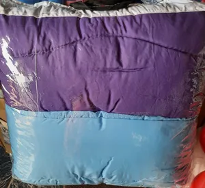 Plain Purple and Blue Duvet Set