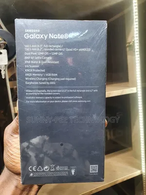 New Samsung Galaxy Note 8 64 GB Black