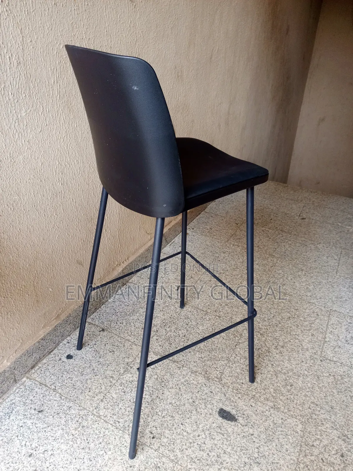 Four Legs Metal Barstool