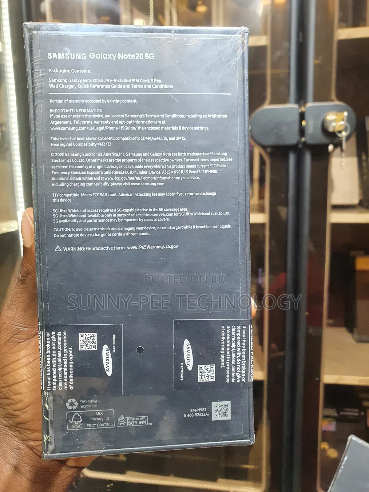 New Samsung Galaxy Note 20 256 GB Green