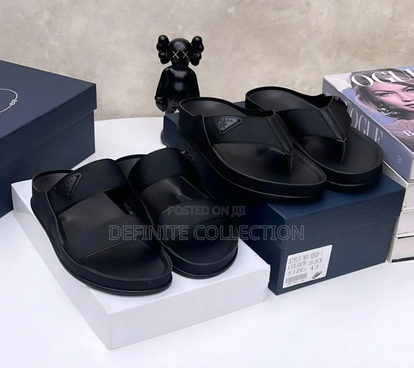 New Prada Leather Slipper