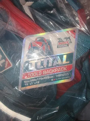 Back Pack Tools Bag Total