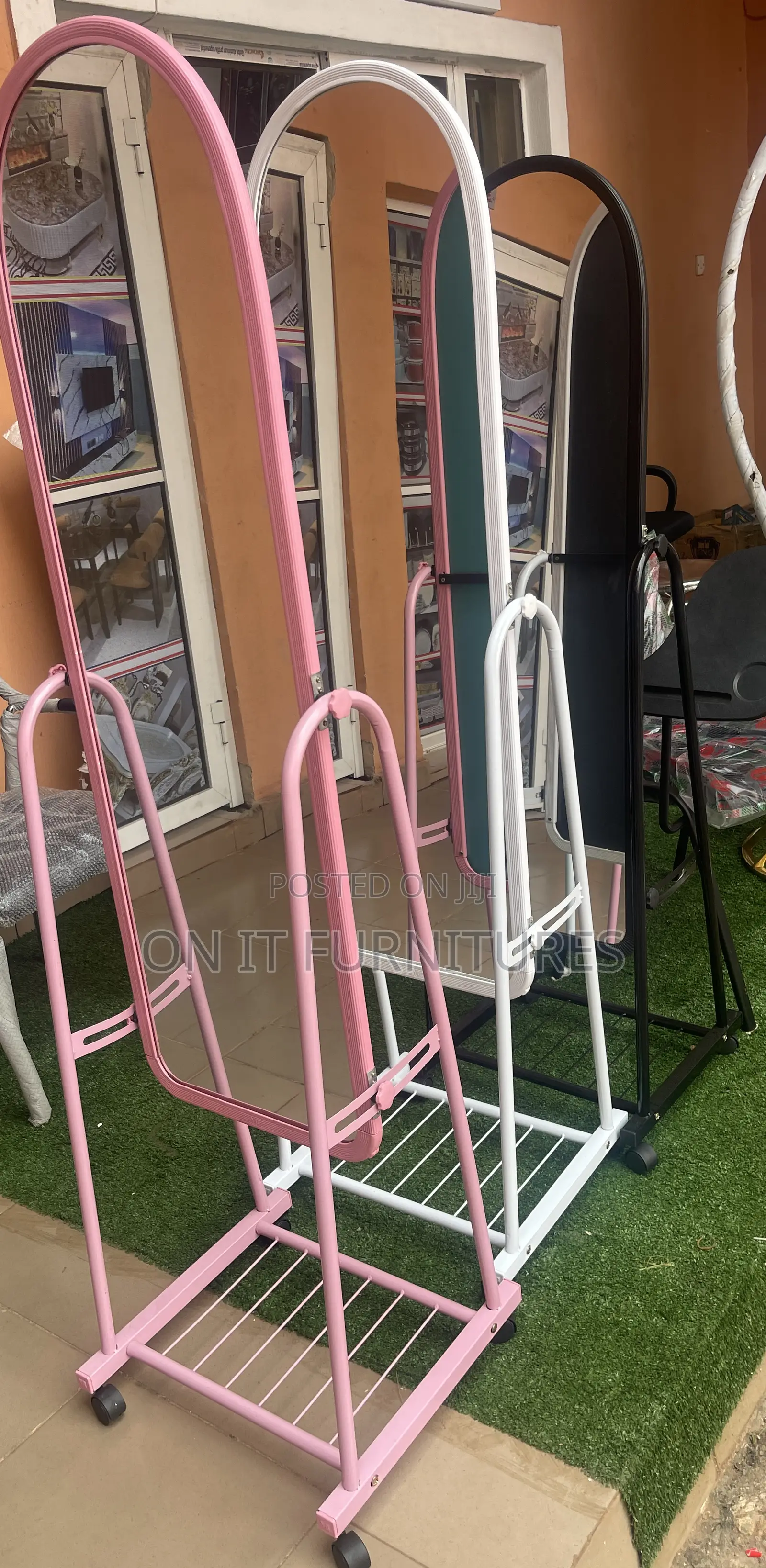 Elegance on Wheels – Premium Imported Standing Mirror