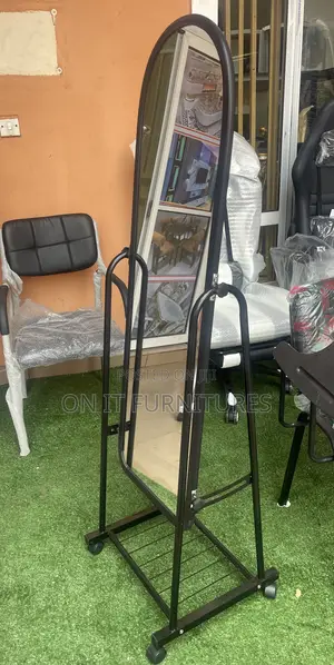 Elegance on Wheels – Premium Imported Standing Mirror
