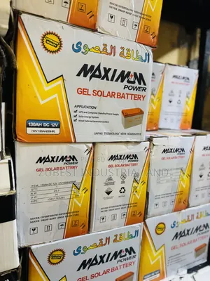 Maxim Power Gel Solar Battery 130ah 12v With Warranty