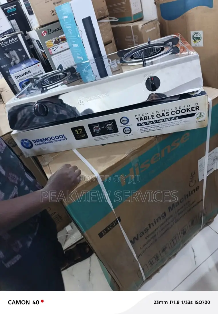 Haier Thermocool 2-Burner Gas Stove – Compact Yet Powerful