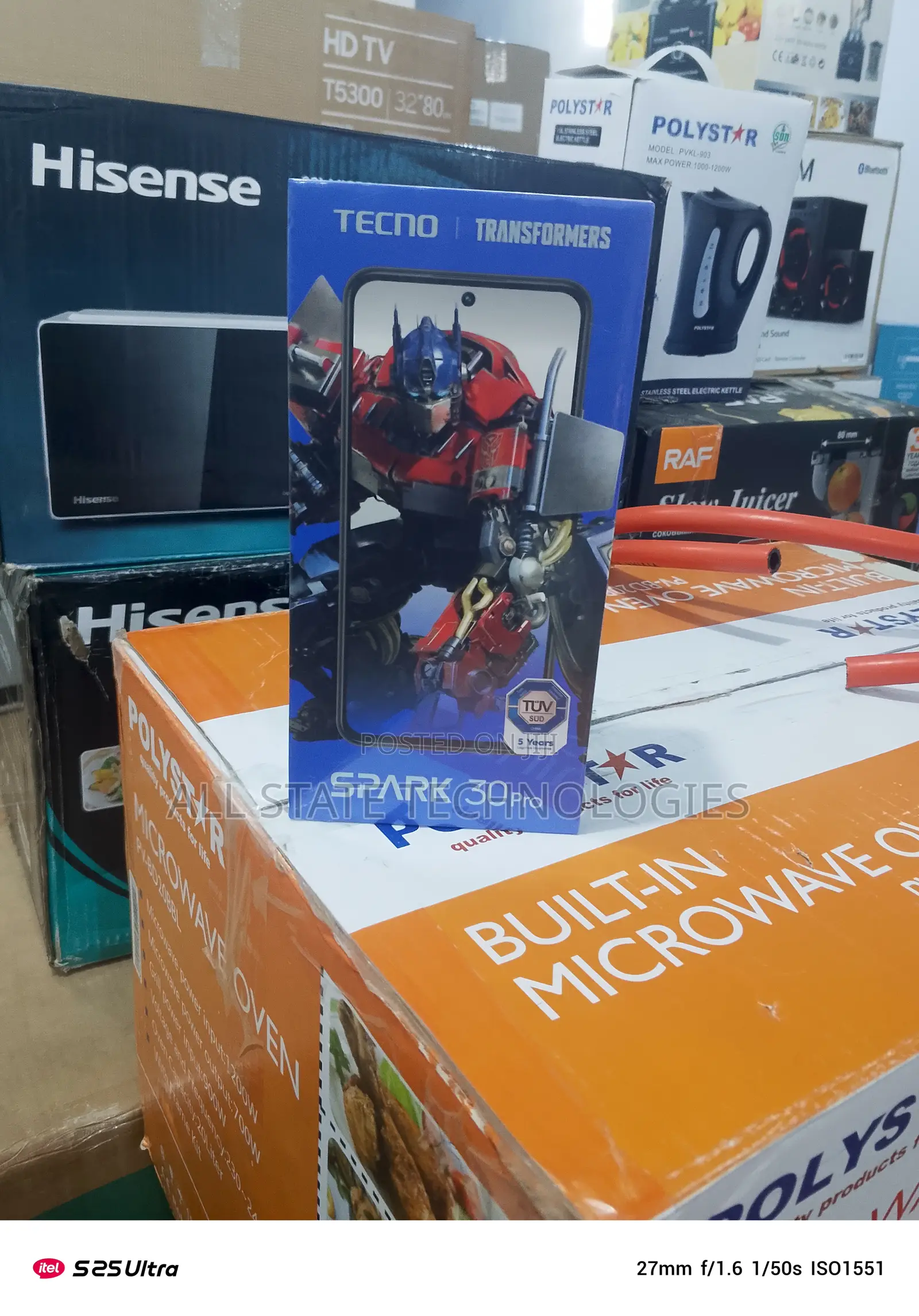 New Tecno Spark 30 Pro 256 GB Black