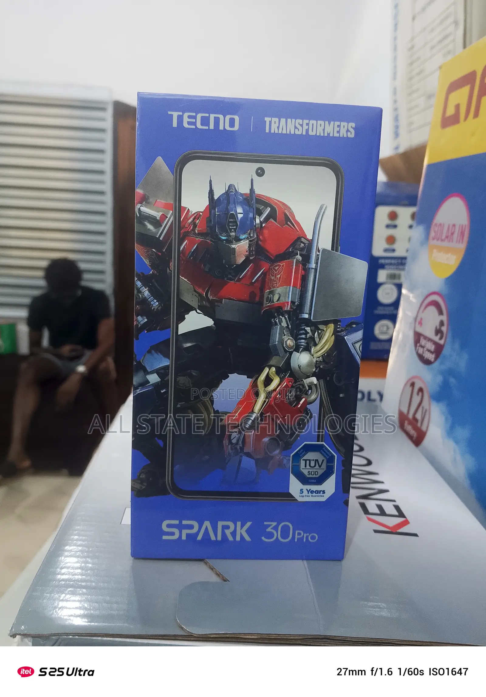 New Tecno Spark 30 Pro 256 GB Black