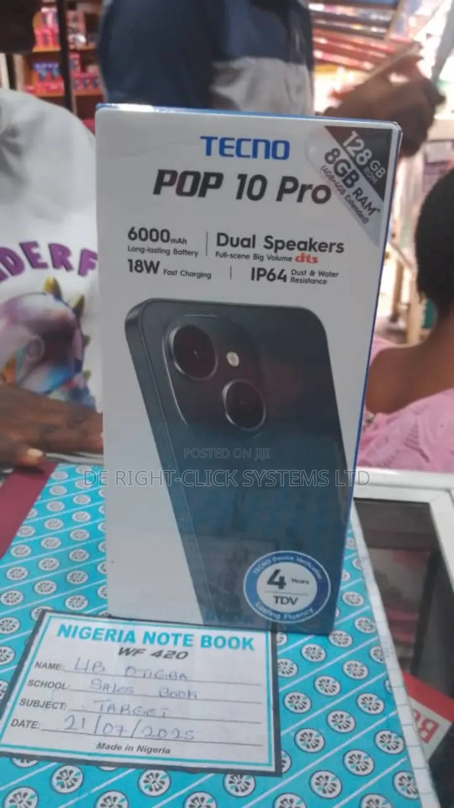 New Tecno Pop 10 128 GB