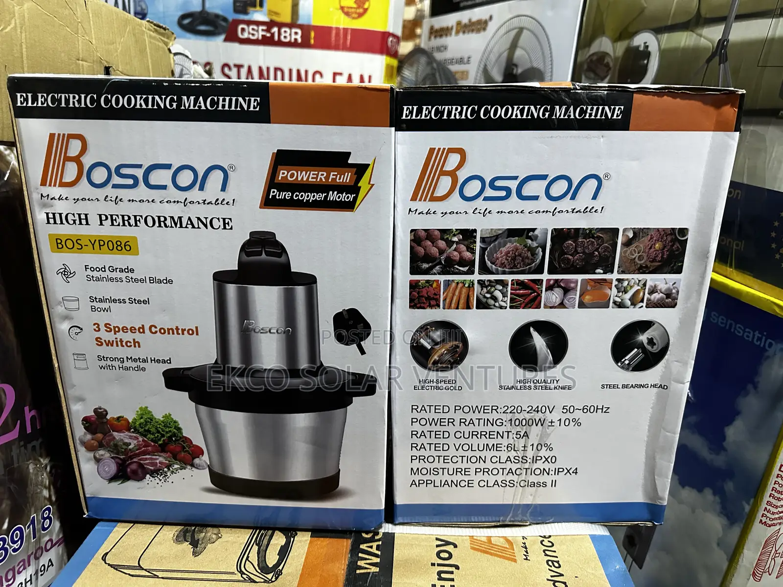 Boscon Yam Pounder and Multi-Purpose Machine
