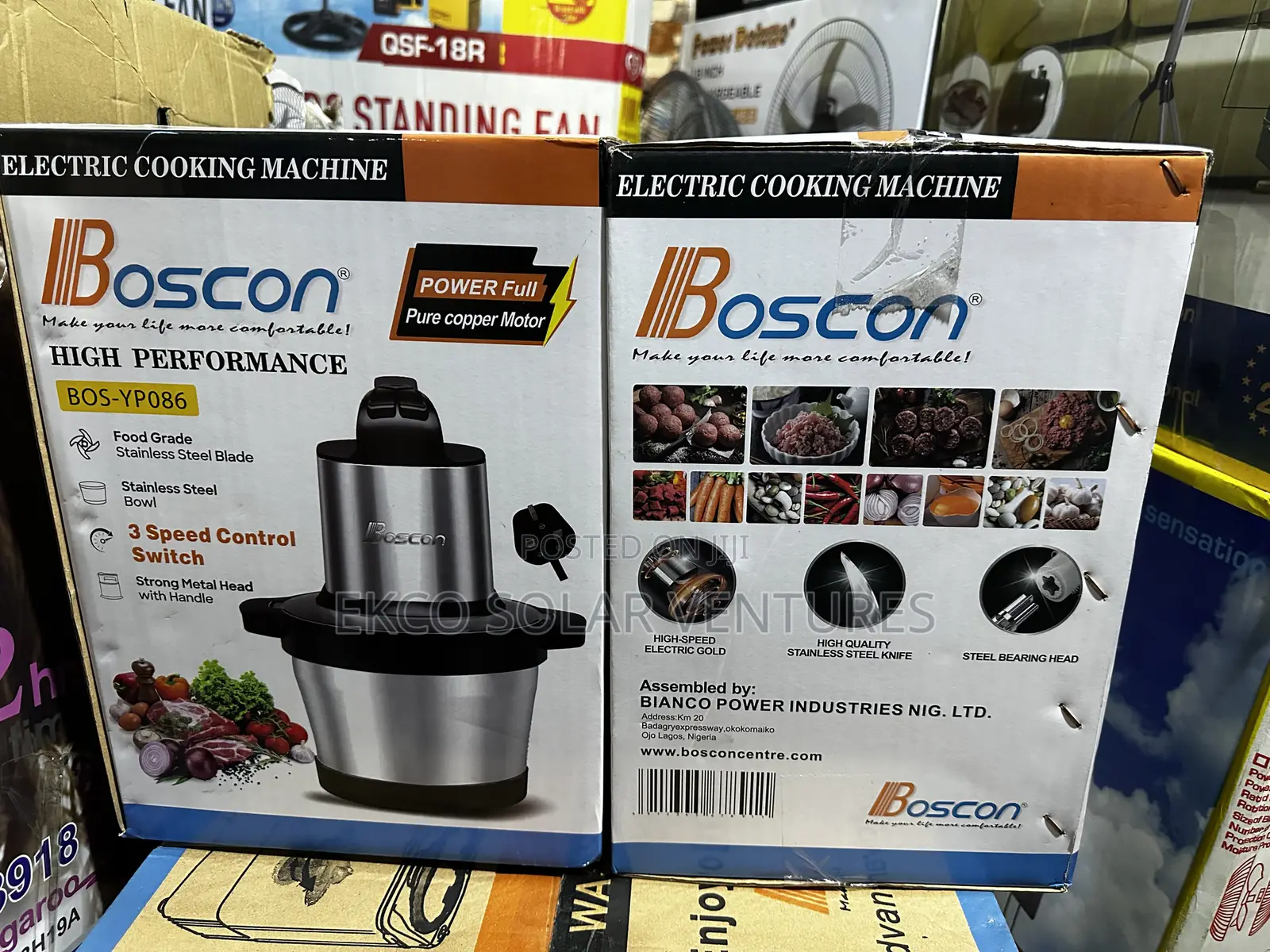 Boscon Yam Pounder and Multi-Purpose Machine