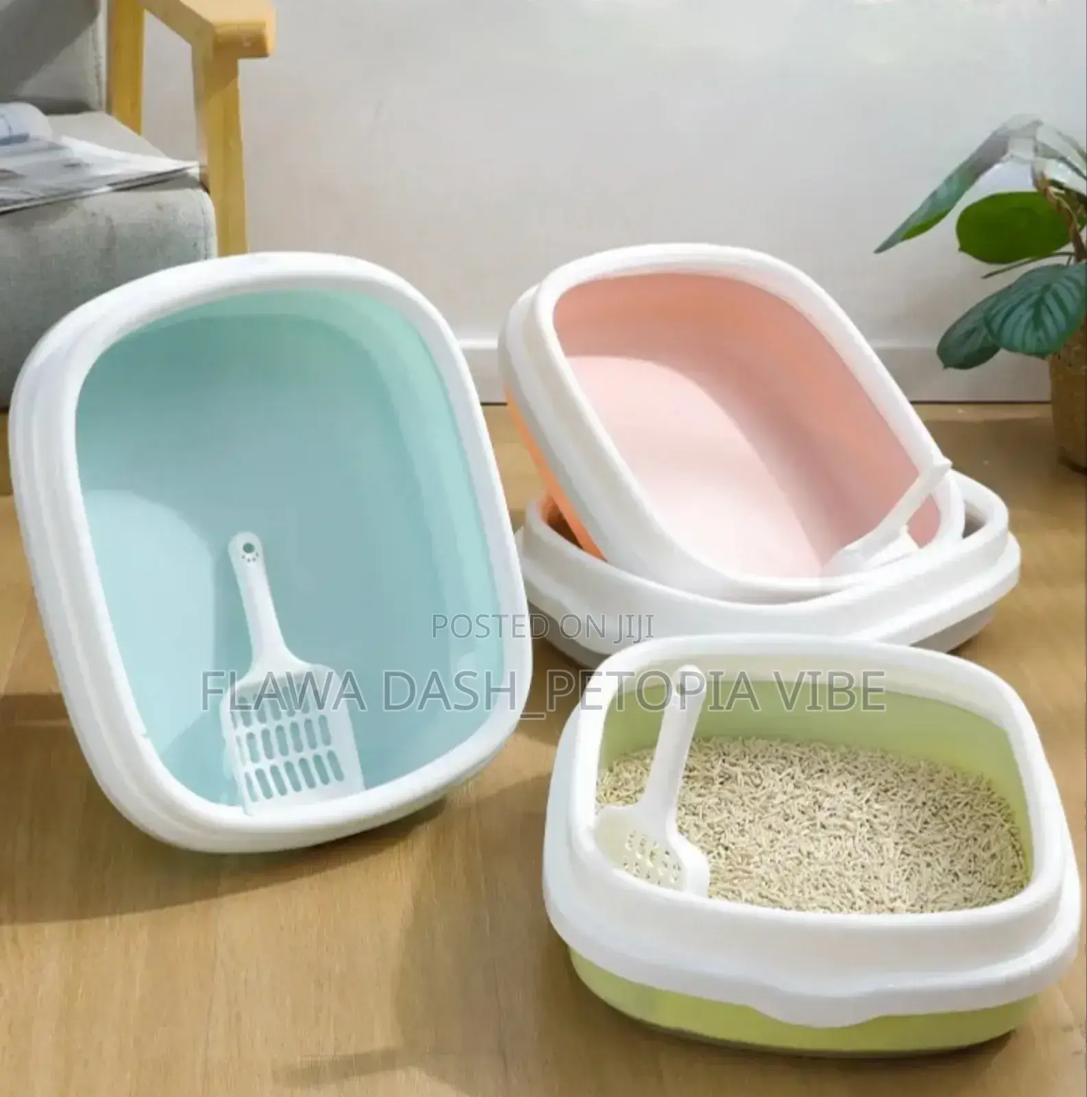 Low Border 3in1 Cat Kitten Litter Box