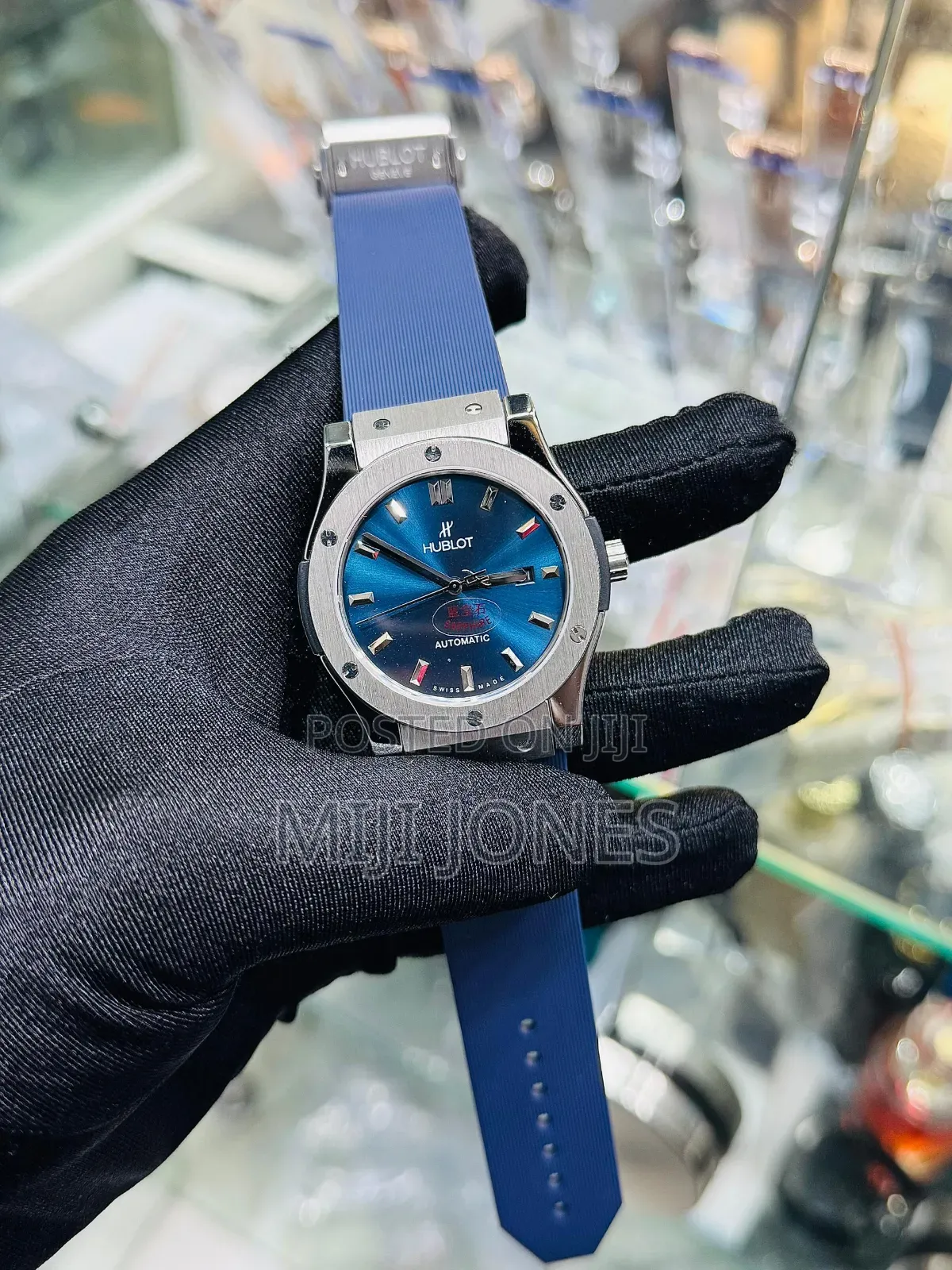 Hublot Inspired Automatic Watch - High Quality With Rubber Strap