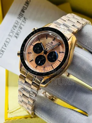 Original Omega Gold Stainless Steel, Chronograph Quartz Watch