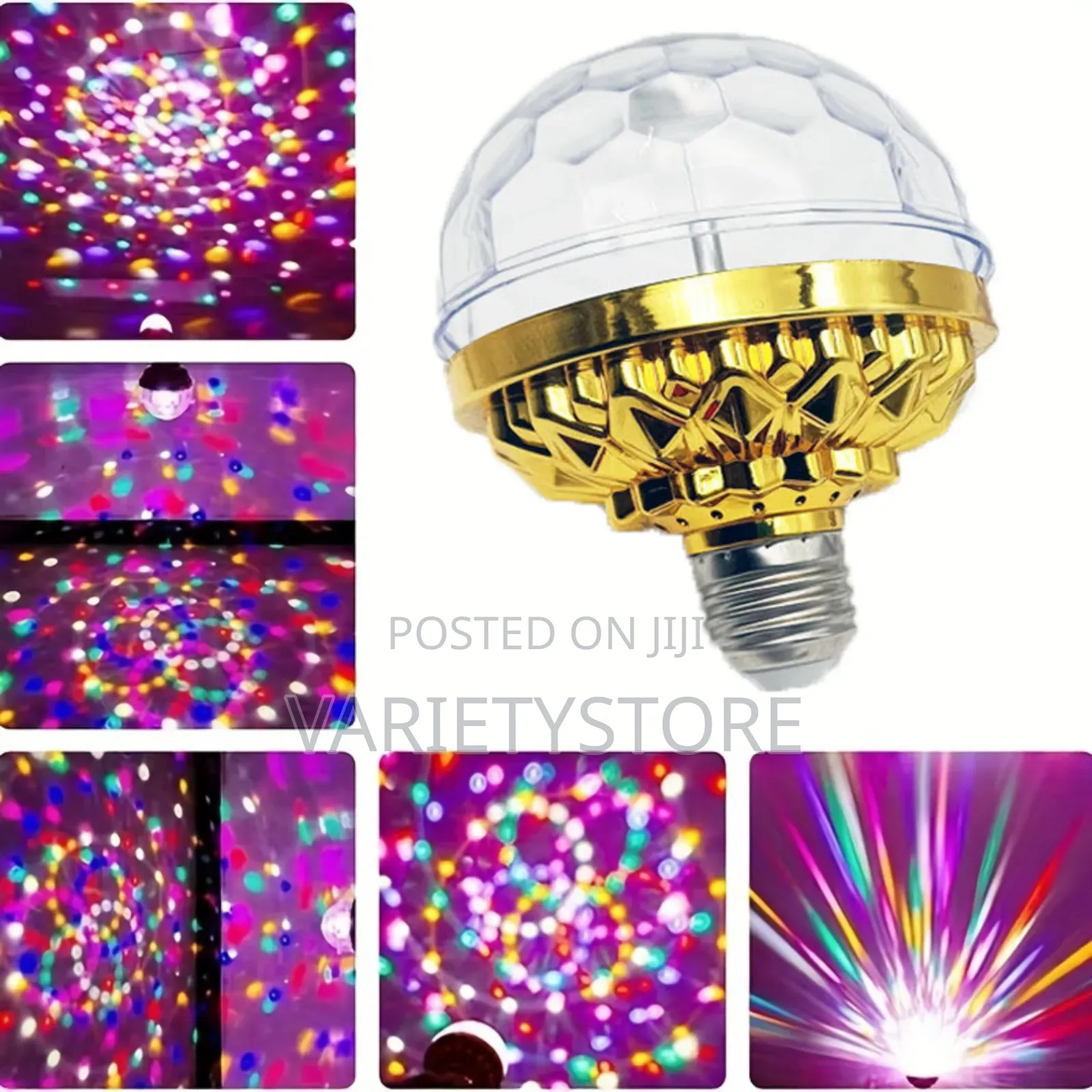 Colorful Rotating Magic Led Light Bulb