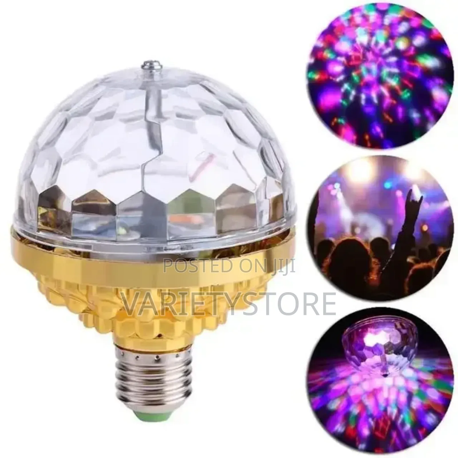 Colorful Rotating Magic Led Light Bulb