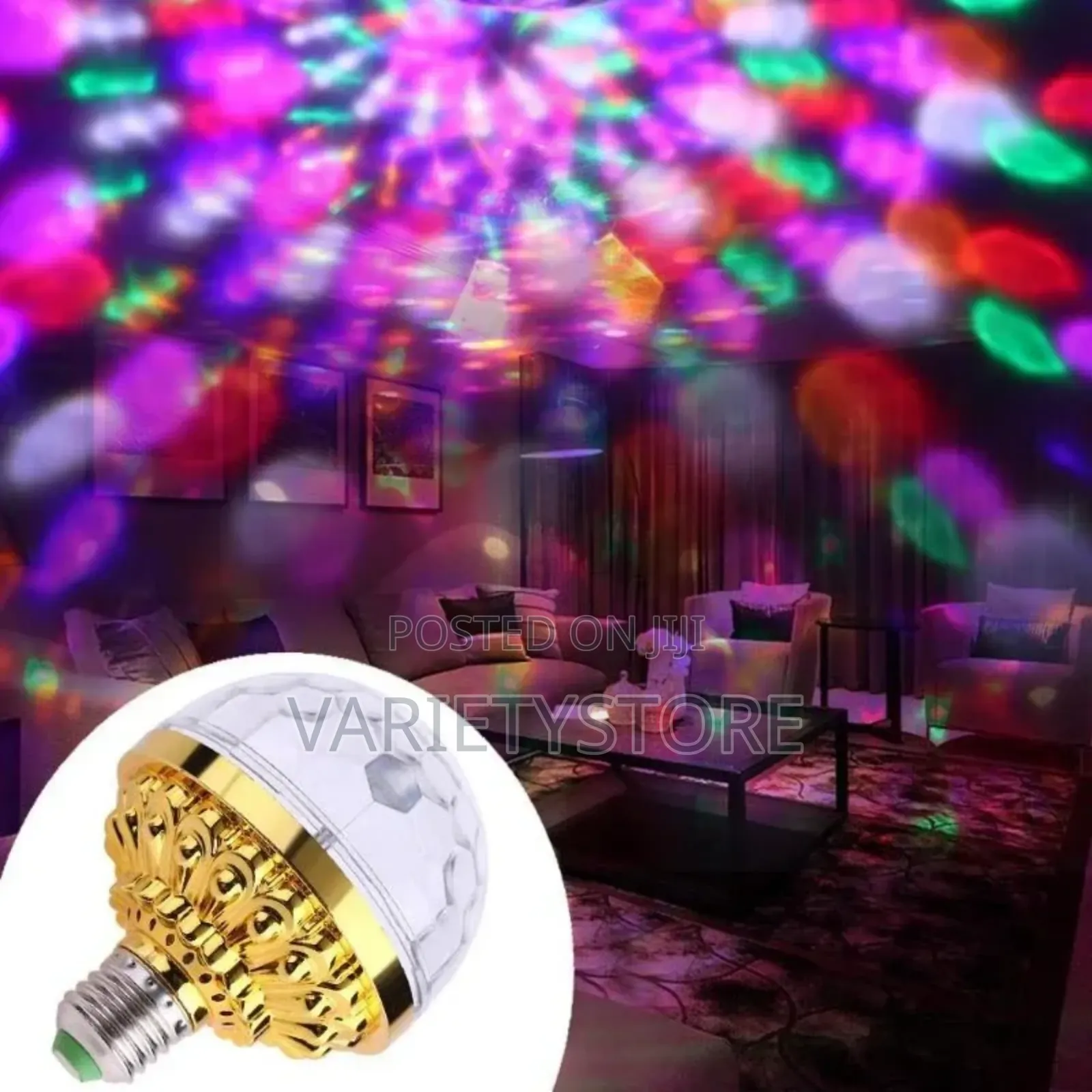 Colorful Rotating Magic Led Light Bulb