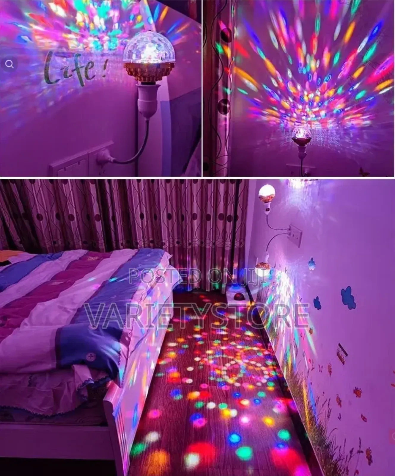 Colorful Rotating Magic Led Light Bulb