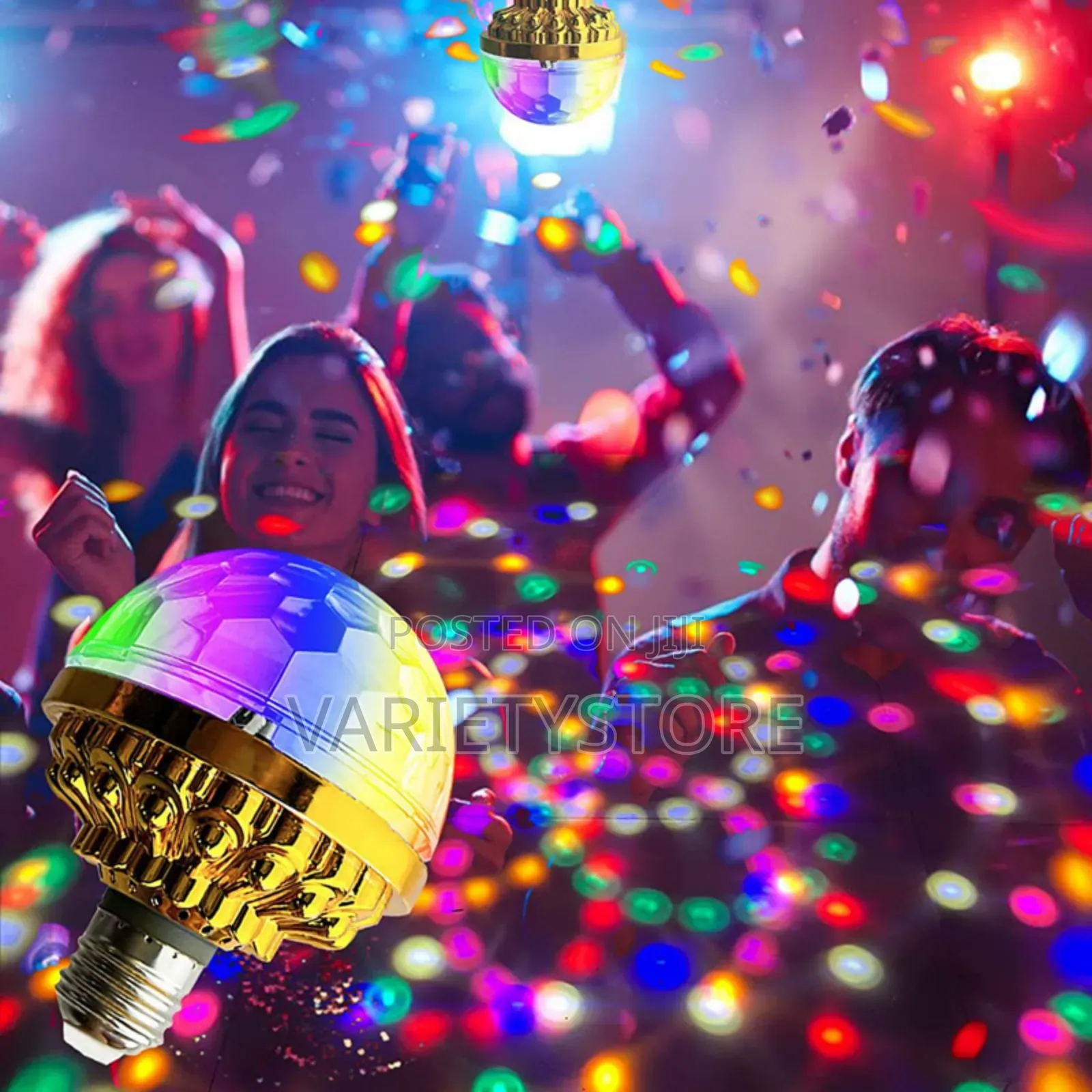 Colorful Rotating Magic Led Light Bulb
