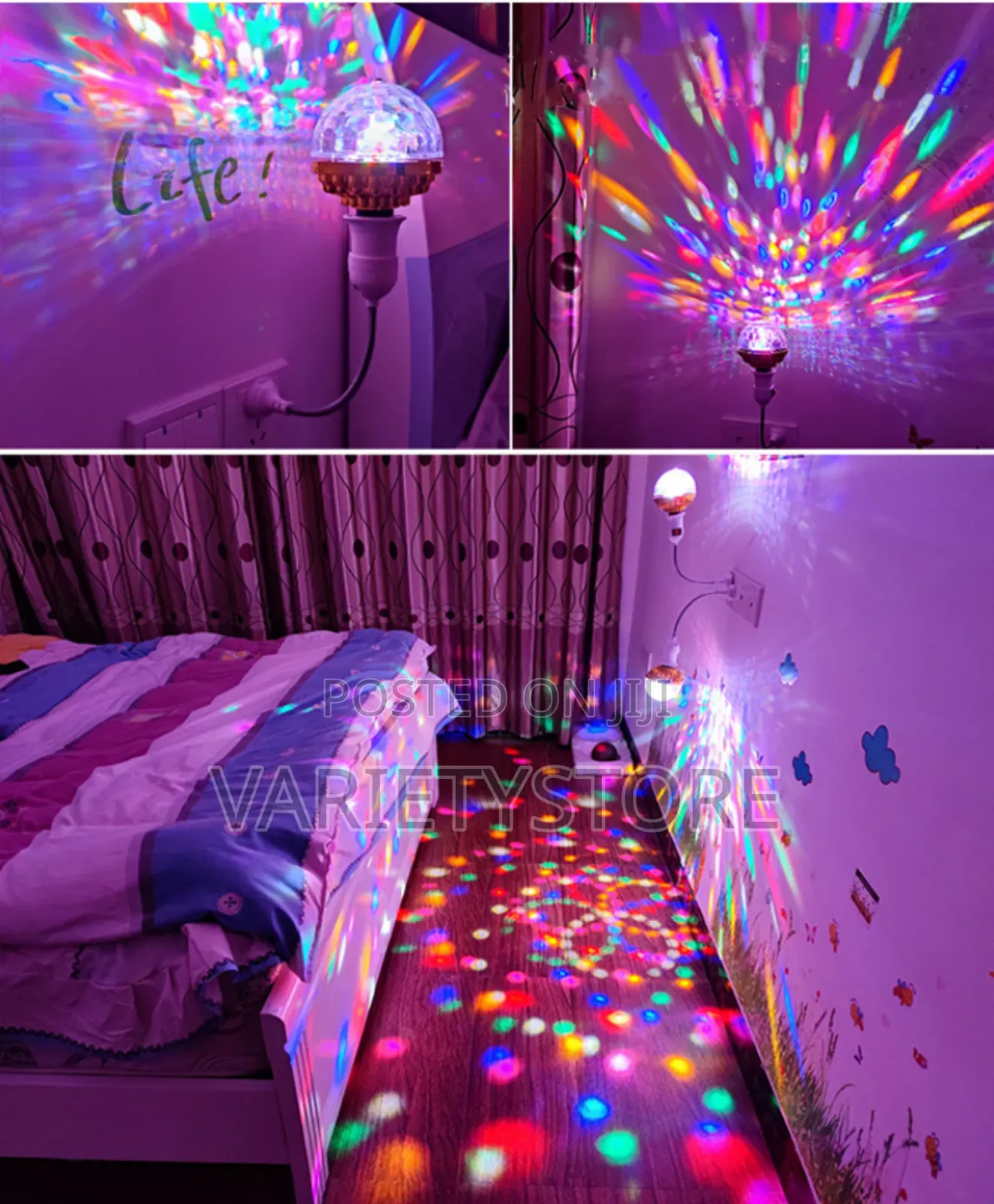 Colorful Rotating Magic Led Light Bulb