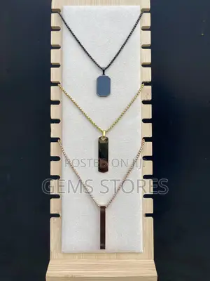 Minimalist Pendant Long Necklace Set for Men
