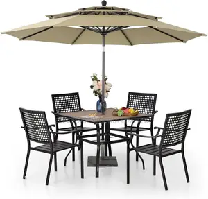 Outdoor Chairs With Umbrella 
