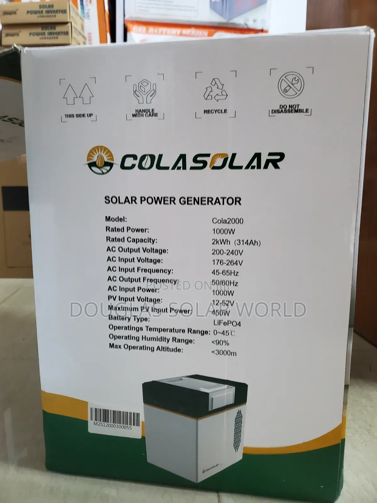 2kwh Colasolar Generator