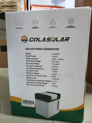 2kwh Colasolar Generator