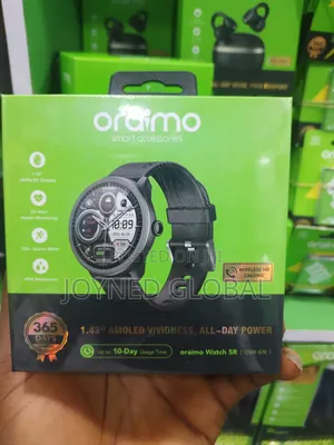 Oraimo Watch 5r Bt Call, Music Play, Ai Functional Smartwatch