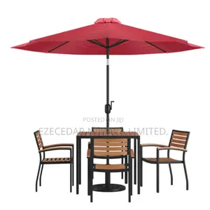 Outdoor Chairs With Umbrella 