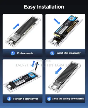 Orico M.2 Nvme Ssd Enclosure, Usb 3.2 Gen 2 (10 Gbps), T