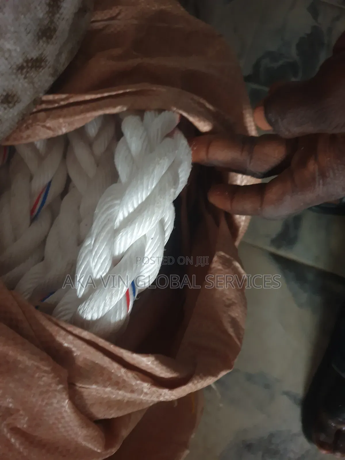8 Strands Polyester 40mm Mooring Rope